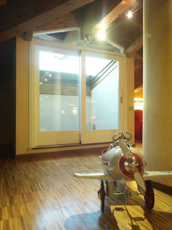 Деревянная раздвижная дверь-окно-бронза Carminati Alu 90 Bronze ARCH-00081638 - Вид №5