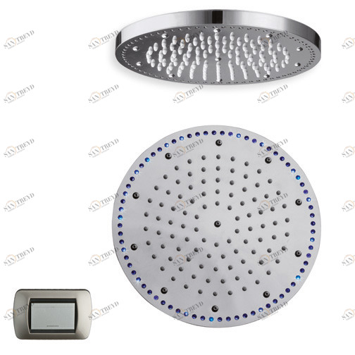 CRIPD022 ø 24 см одноцветная душевая лейка SANDWICH LIGHT против известкового налета Cristina Rubinetterie 