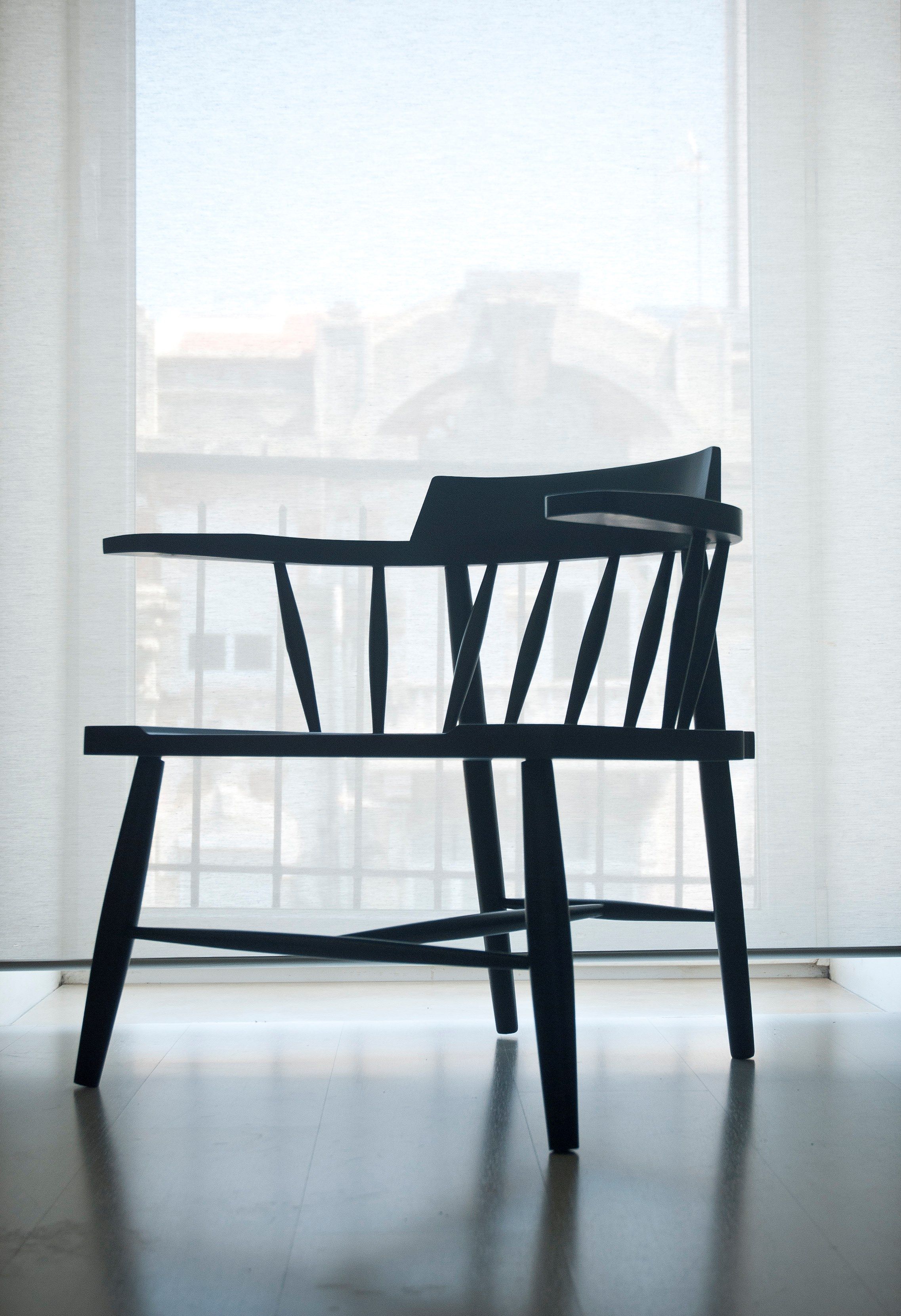 Стул из массива дерева с подлокотниками Branca Lisboa R&B2 ARCH-00047202 - Вид №7