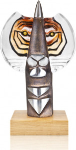 10663756 MALERAS Скульптура "Охотник", жёлтая/чёрная, 380 мм