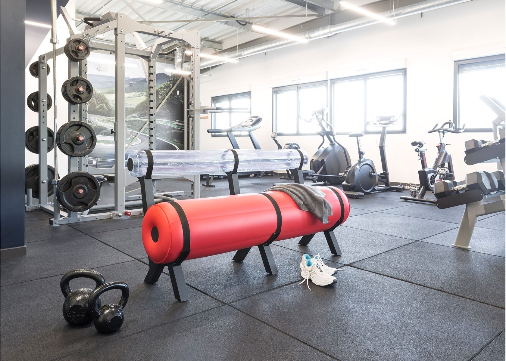 MOJOW ZIBA скамейка 1м50 непрозрачная Красный BZCN1508RO - Вид №1