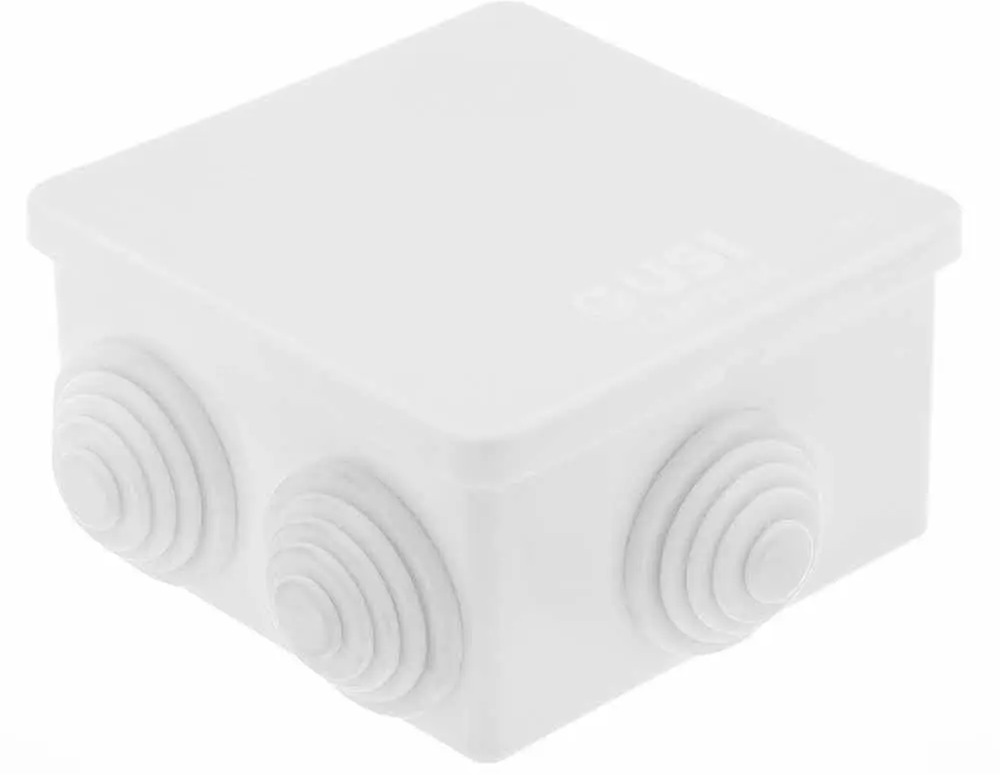 91818392 Распределительная коробка Gusi electric 70x70x40 мм IP44 цвет белый STLM-1104668