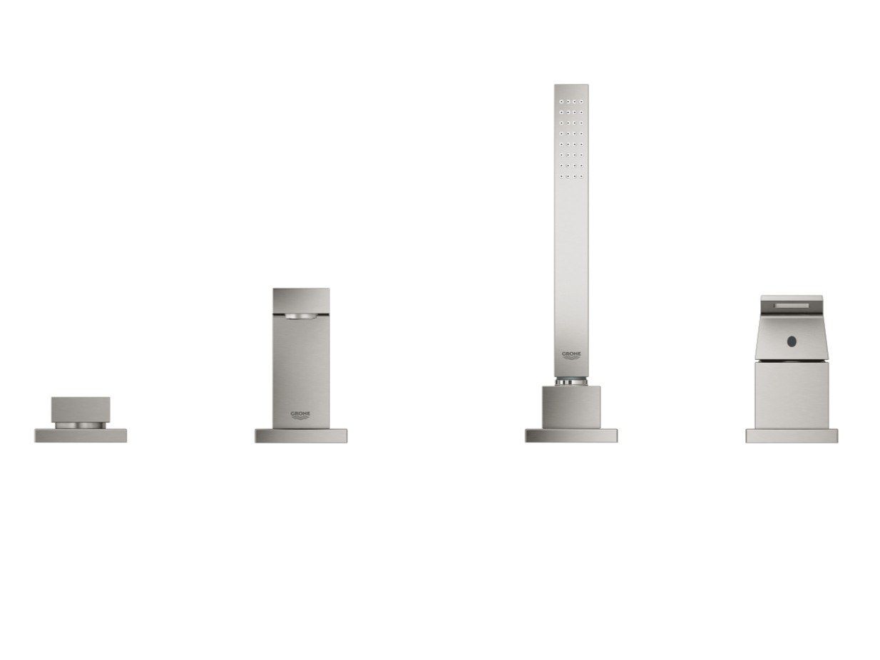 Набор для ванны с 4 отверстиями и ручным душем Grohe Eurocube ARCH-00114357 - Вид №4