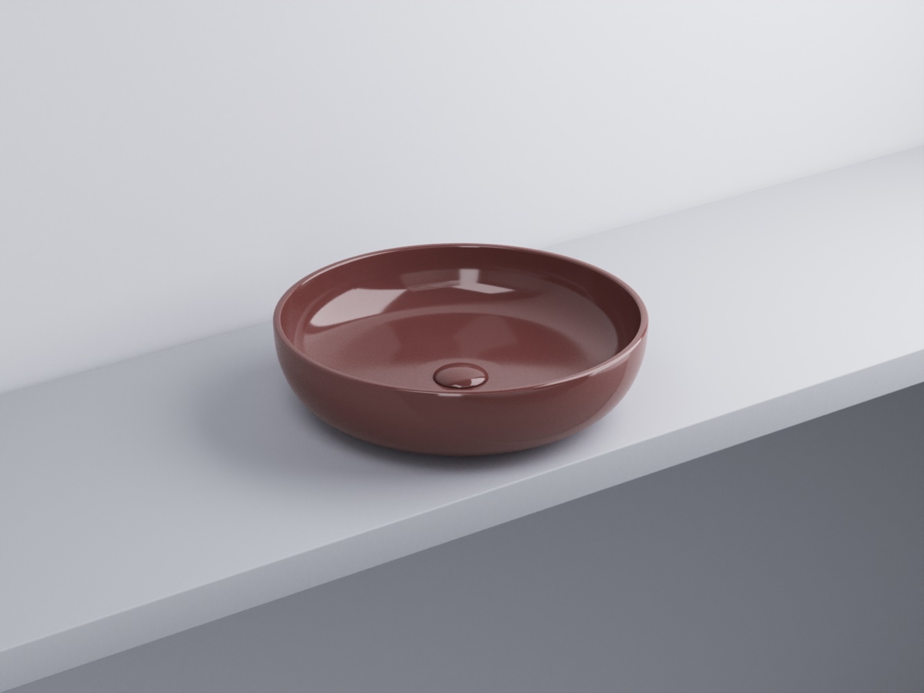 SHBA45-CO Накладная чаша без переливом ø45 cielo Shui Ceramica Cielo