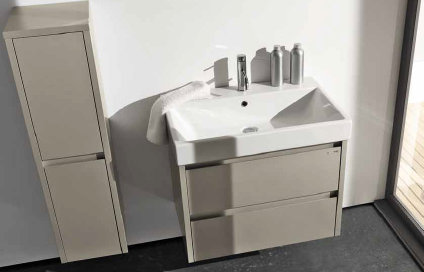 QUBE5 Комплект мебели cm 75+30 Berloni Bagno 43241 - Вид №3