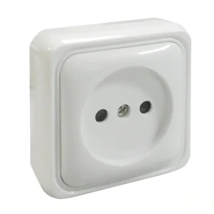 Розетка LK STANDARD, без заземления, белая 13436858 STLM-2209287