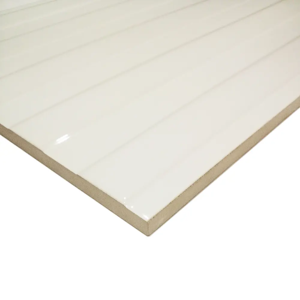 Плитка настенная Керамин Сага 7Д рельеф 90x30 см 1.35 м² цвет белый STLM-2204475 - Вид №2