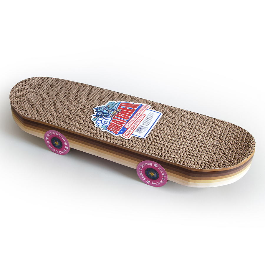SK CATSKATE1 Когтеточка , skateboard Suck UK 