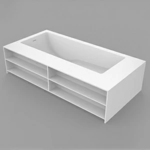 Dimasi Ванна прямоугольная отдельностоящая 2000x1000 Jade Library E белая