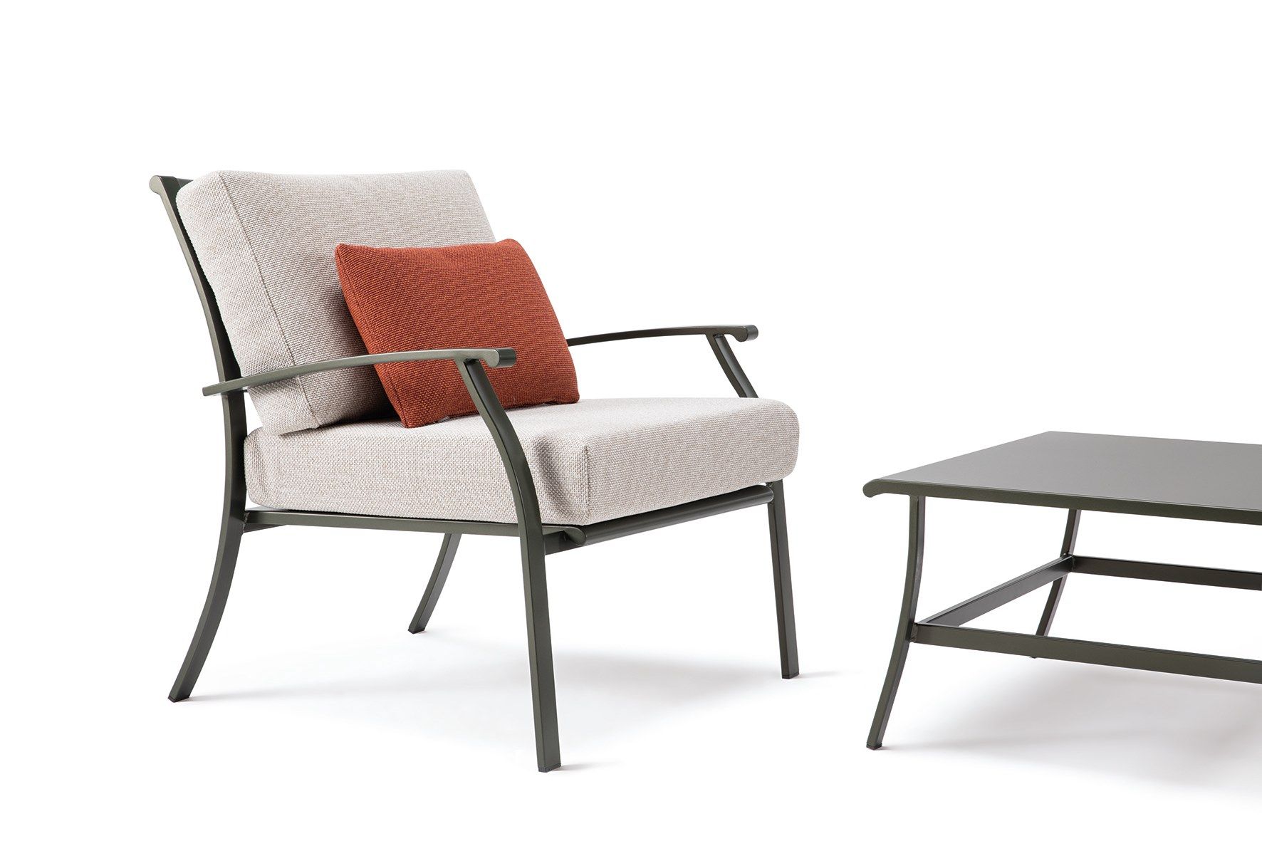 Штабелируемый садовый стул из оцинкованной стали Ethimo эликсир ARCH-00092339 - Вид №7