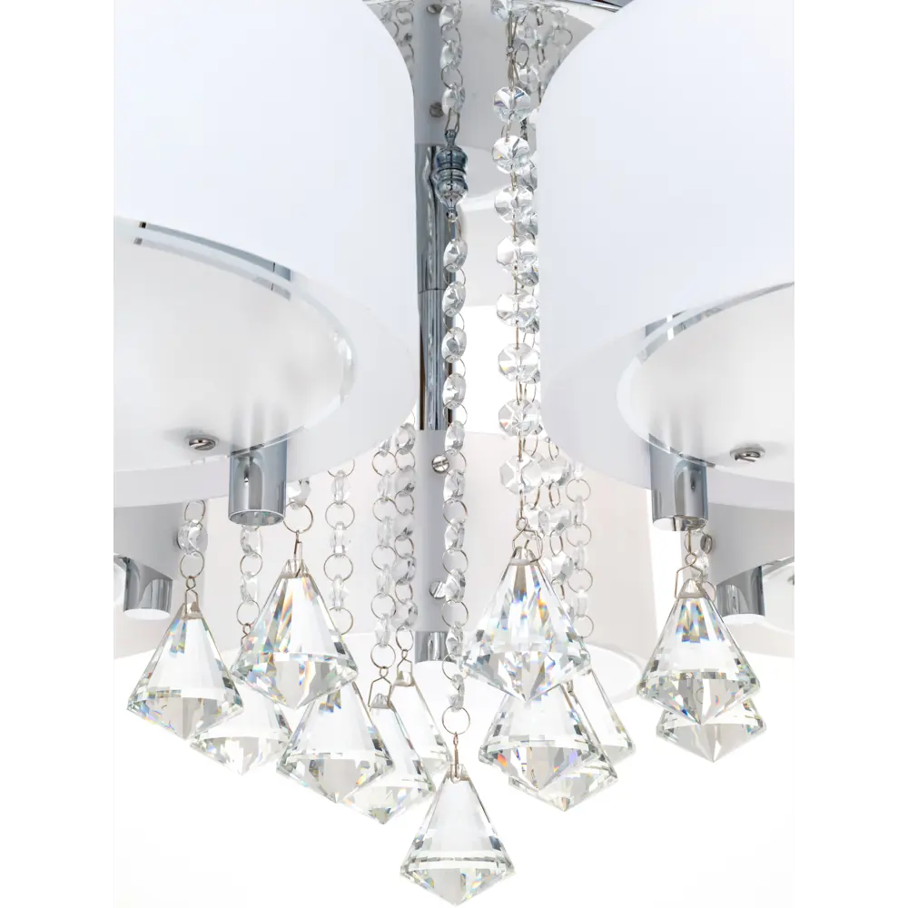 Люстра потолочная Lamplandia Lima 3017-5, 5 ламп, 17 м², цвет белый STLM-2192787 - Вид №4