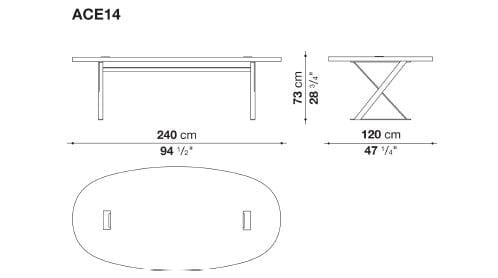 Овальный стол из стали и дерева B&B Italia Project AC Executive ARCH-00080957 - Вид №17