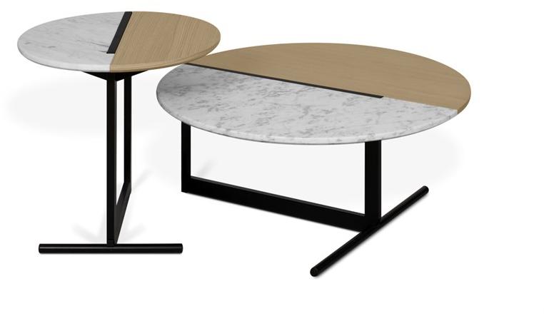 TemaHome Круглый журнальный столик из мрамора  9003.628948  - Вид №3