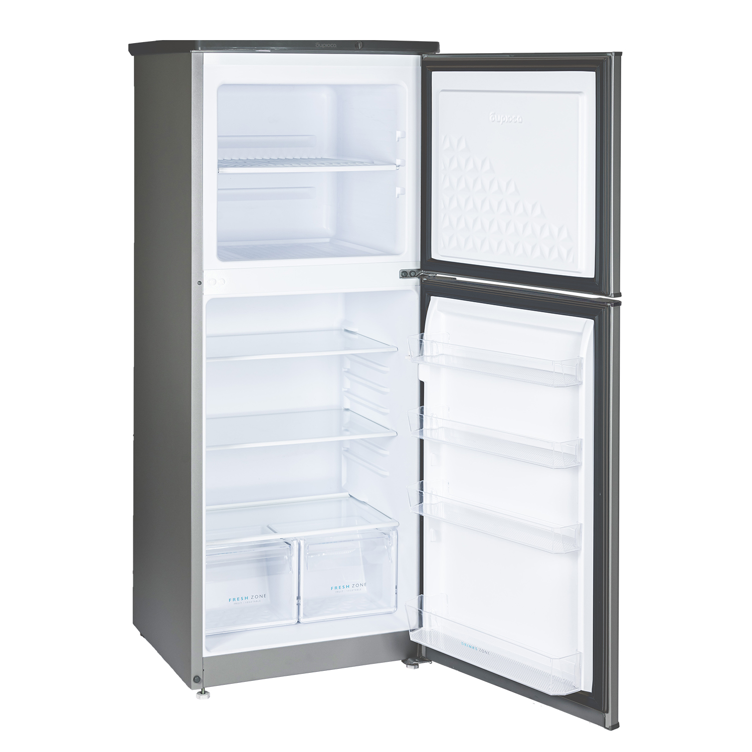 9248631 Холодильник с морозильником   Бирюса W553 серый STDN-0034254 - Вид №1