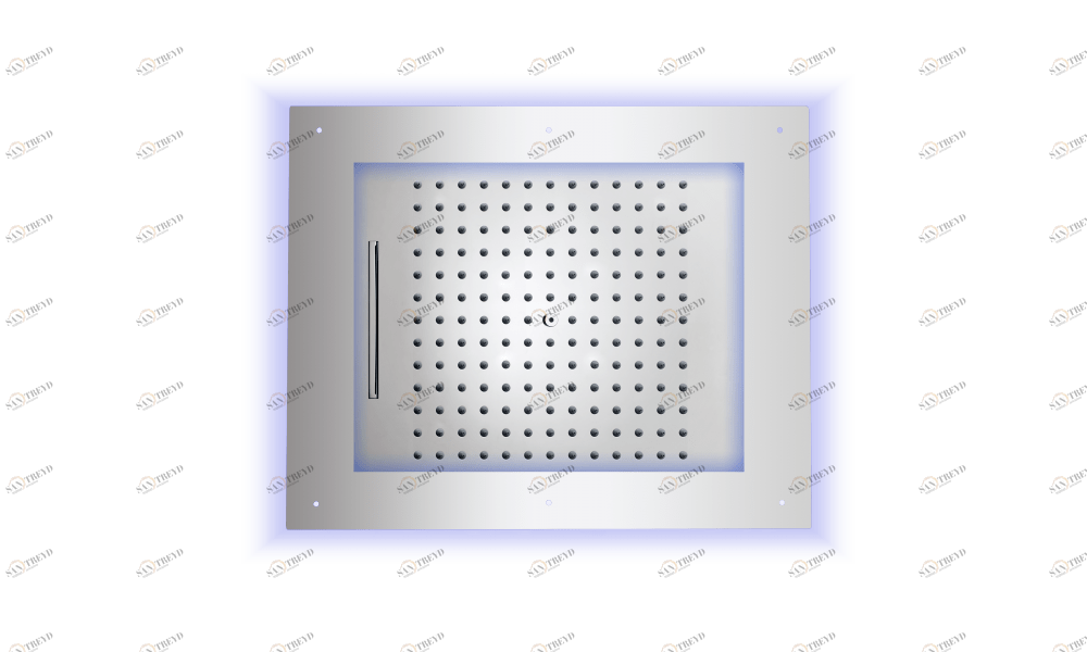 HI0925 Потолочный & настенный душ FRAME/2 - RGB CROMOTHERAPY BOSSINI 
