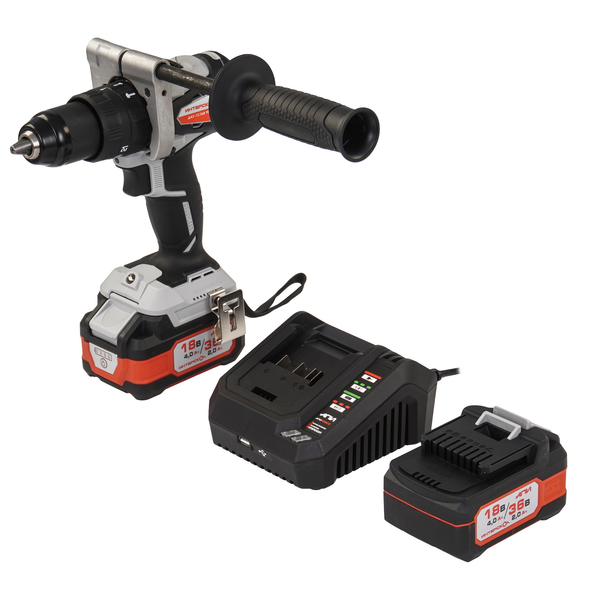 Дрель-шуруповерт Интерскол ДАУ-13/36В 90 9150390 STDN-0035807