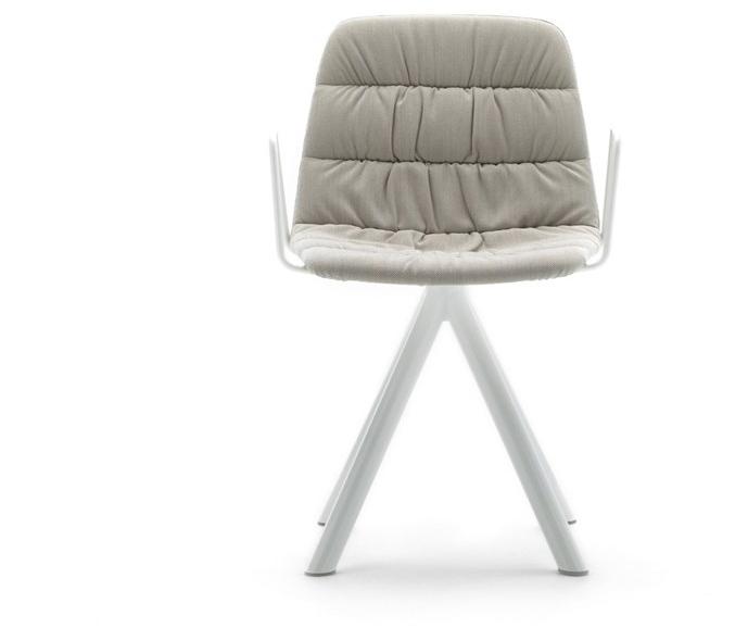 Viccarbe Стул из ткани с подлокотниками Maarten sun-id-1455530 - Вид №3