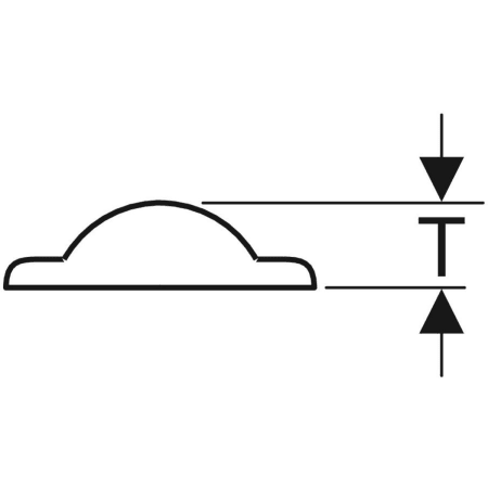 115.939.00.1 Система пневматического управления смывом унитаза Geberit, одинарный смыв, напольная ножная клавиша Geberit  - Вид №3