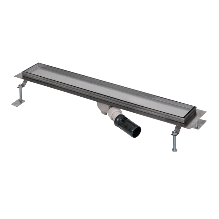 69110 Нержавеющий водоотводящий желоб под плитку, длина 1150 мм SANELA 