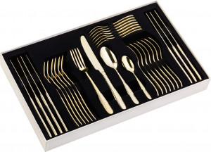 10643765 Arthur Price Набор столовых приборов Arthur Price «Мираж. Монсун. Шампань» на 8 персон 32 предмета, п/к Сталь нержавеющая