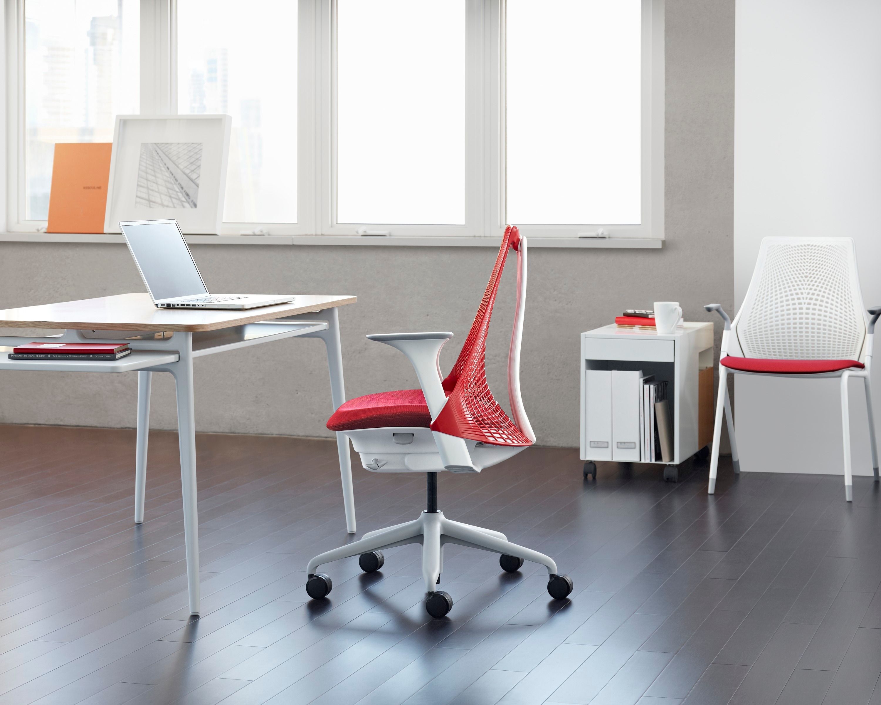 5 спиц ткань мягкий поворотный операционный стул Herman Miller Sayl ARCH-00140992 - Вид №5