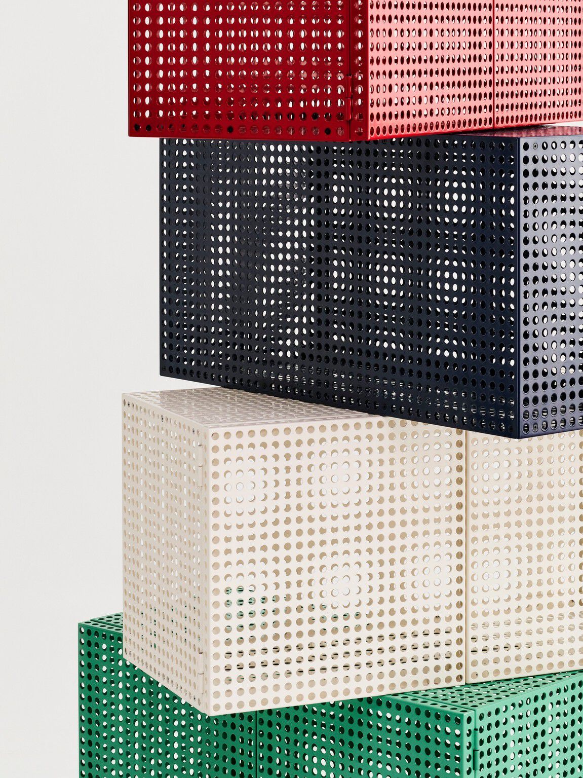 Горизонтальный стальной навесной шкаф с порошковым покрытием Hay перфорированный шкаф ARCH-00134850 - Вид №12