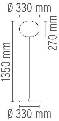 Flos Торшер из опалового стекла Home collection - pavimento sun-id-1377100 - Вид №14