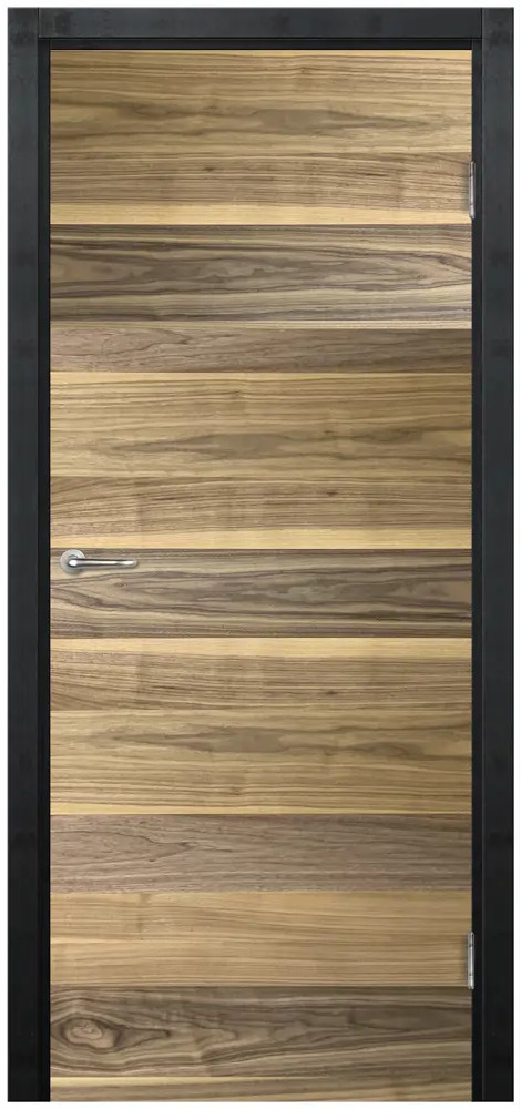 Межкомнатная дверь МАРИО РИОЛИ Loft с натуральным шпоном американский орех 90×200 см 85325430