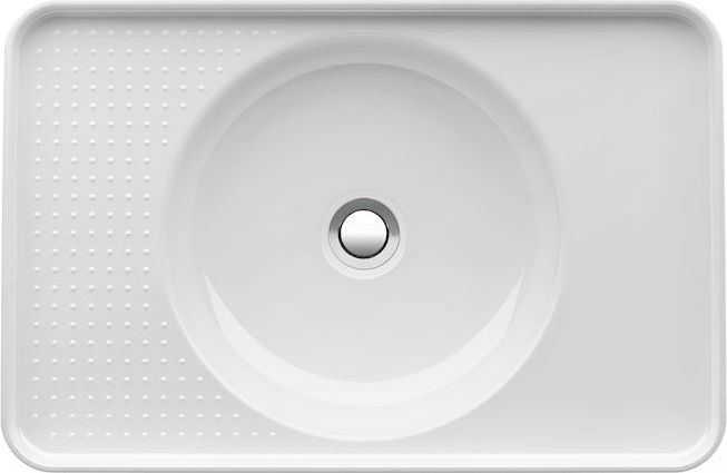 H8172814001131 Раковина, встраиваемая сверху, с полочкой и местом для смесителя LAUFEN PRO - Вид №2