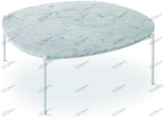 Zanotta Журнальный столик из мрамора sun-id-1409829