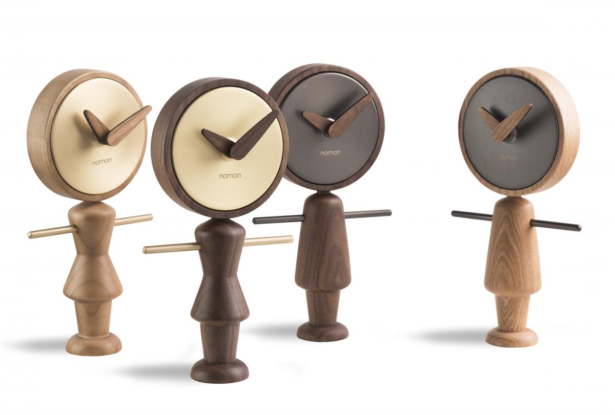 095288 Настольные часы Nena золотой-дуб Nomon Nene&Nena  - Вид №2
