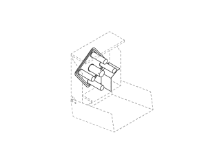 900.21.001XA Большой держатель рулона туалетной бумаги HEWI System 900 - Вид №4