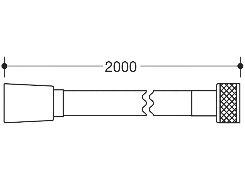 950.33.E063 шланг для душа HEWI Universalprodukte  - Вид №1