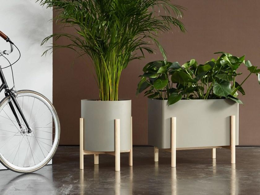 Hobby Flower Низкий круглый горшок для цветов из нержавеющей стали Ashi sun-id-1443331 - Вид №5