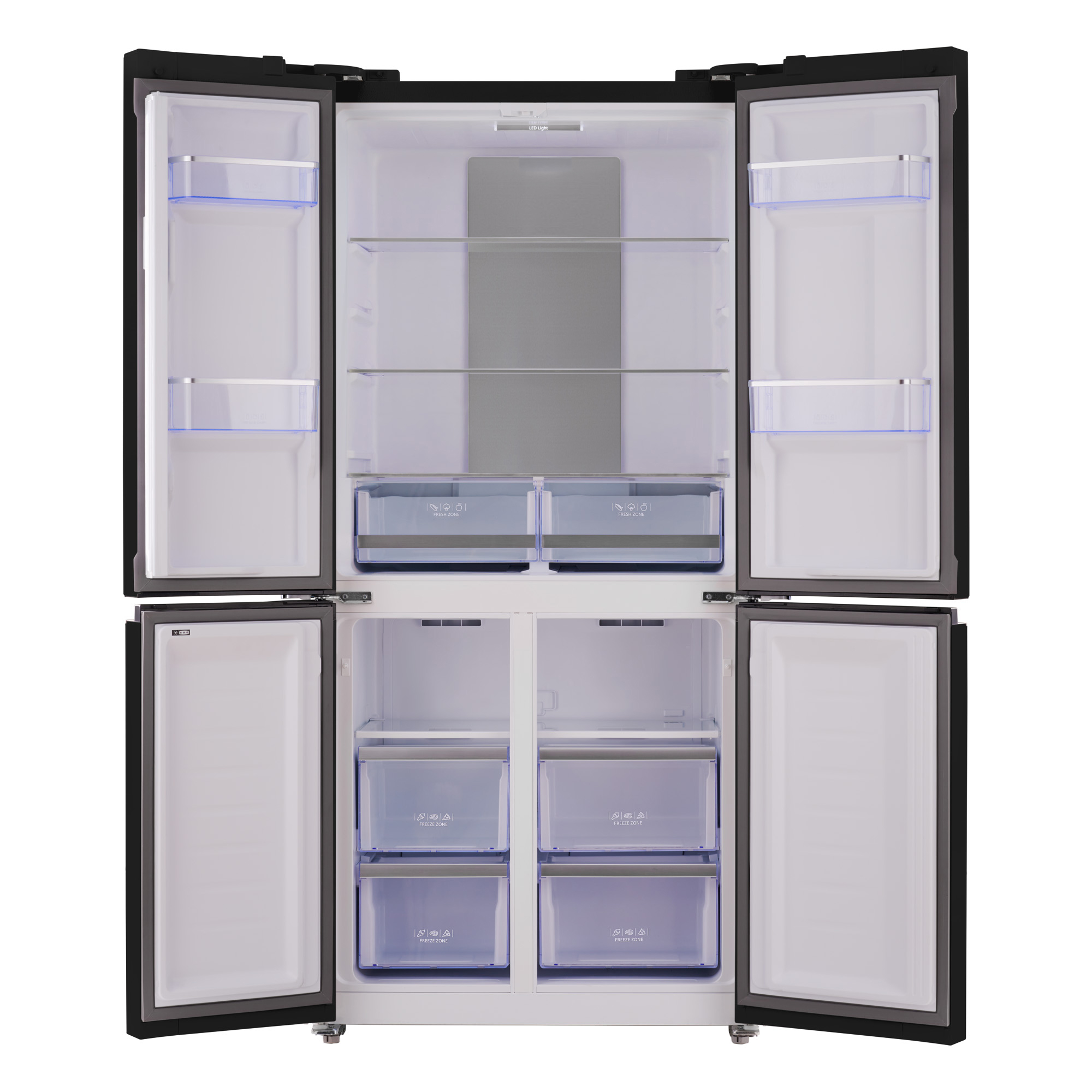 9057388 Холодильник многодверный   Tesler RCD-482I (2024) черный STDN-0070141 - Вид №1