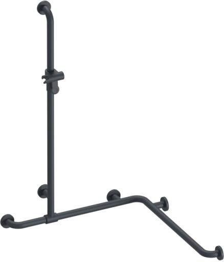 801.35B340 Поручень для душа с выдвижным держателем для душа HEWI Edition matt | Polyamid 