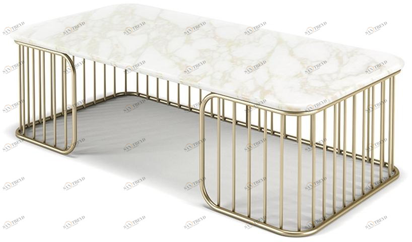 Formitalia Прямоугольный мраморный журнальный столик Charleston sun-id-1497265