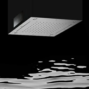 Тропический душ 430х430 PIASQUA4302CNT_IXS Geda Nextage Shower Plates с двумя каскадами, небулайзерами и хромотерапией