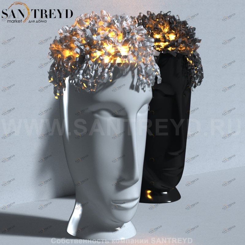 7568K7  Светильник для интерьера, 220В, LED подсветка 18Ватт и выключатель от педали ногой Kerasan 