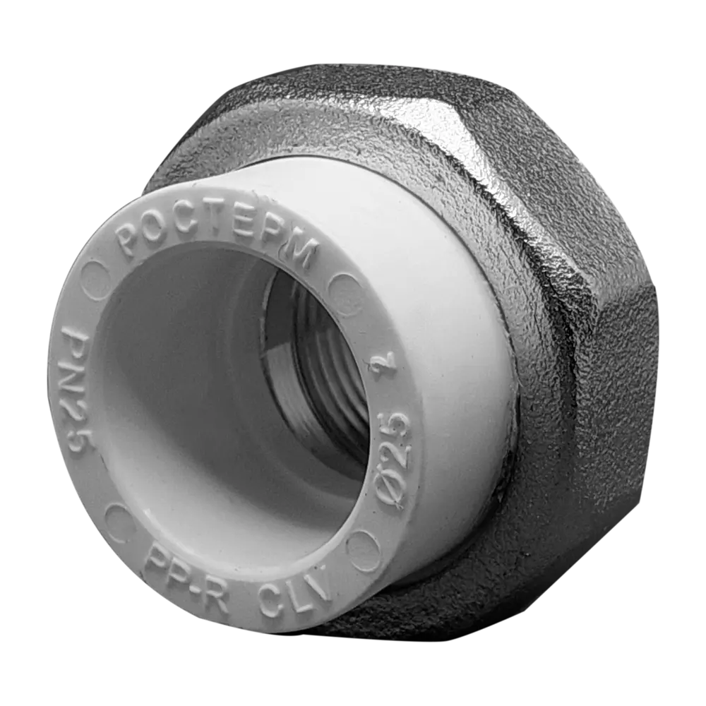 Муфта разъемная раструбная Ростерм 3/4"x25 мм ВР полипропилен STLM-2138716 - Вид №2