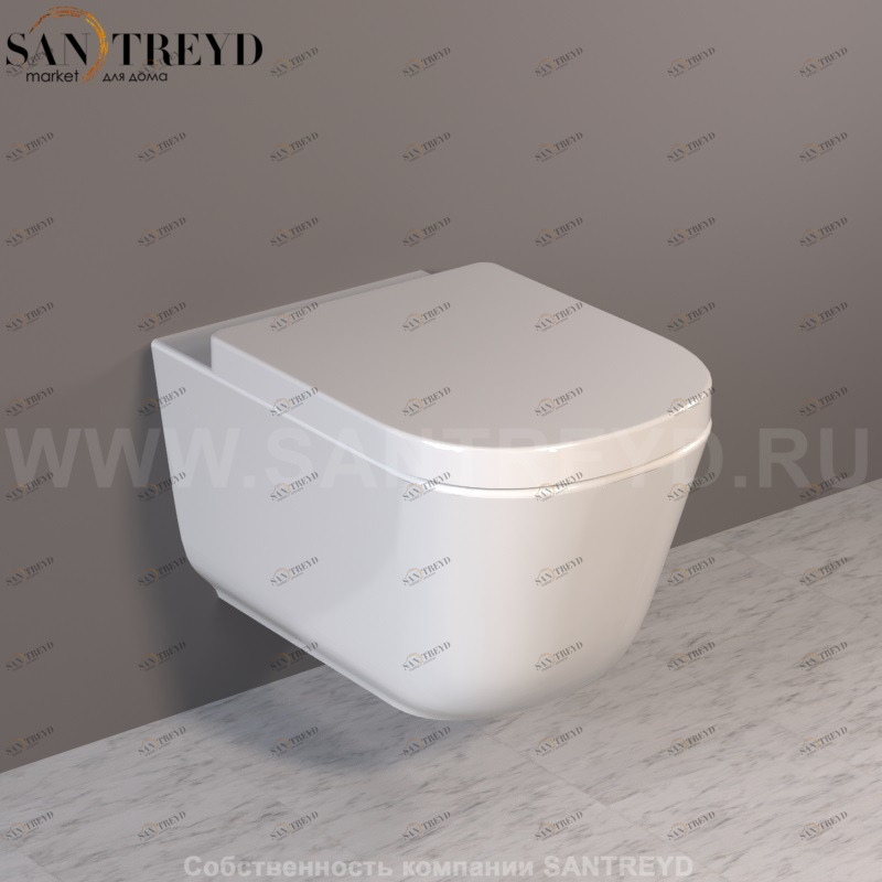 311501 Подвесной унитаз настенный Белый Kerasan Flo Италия