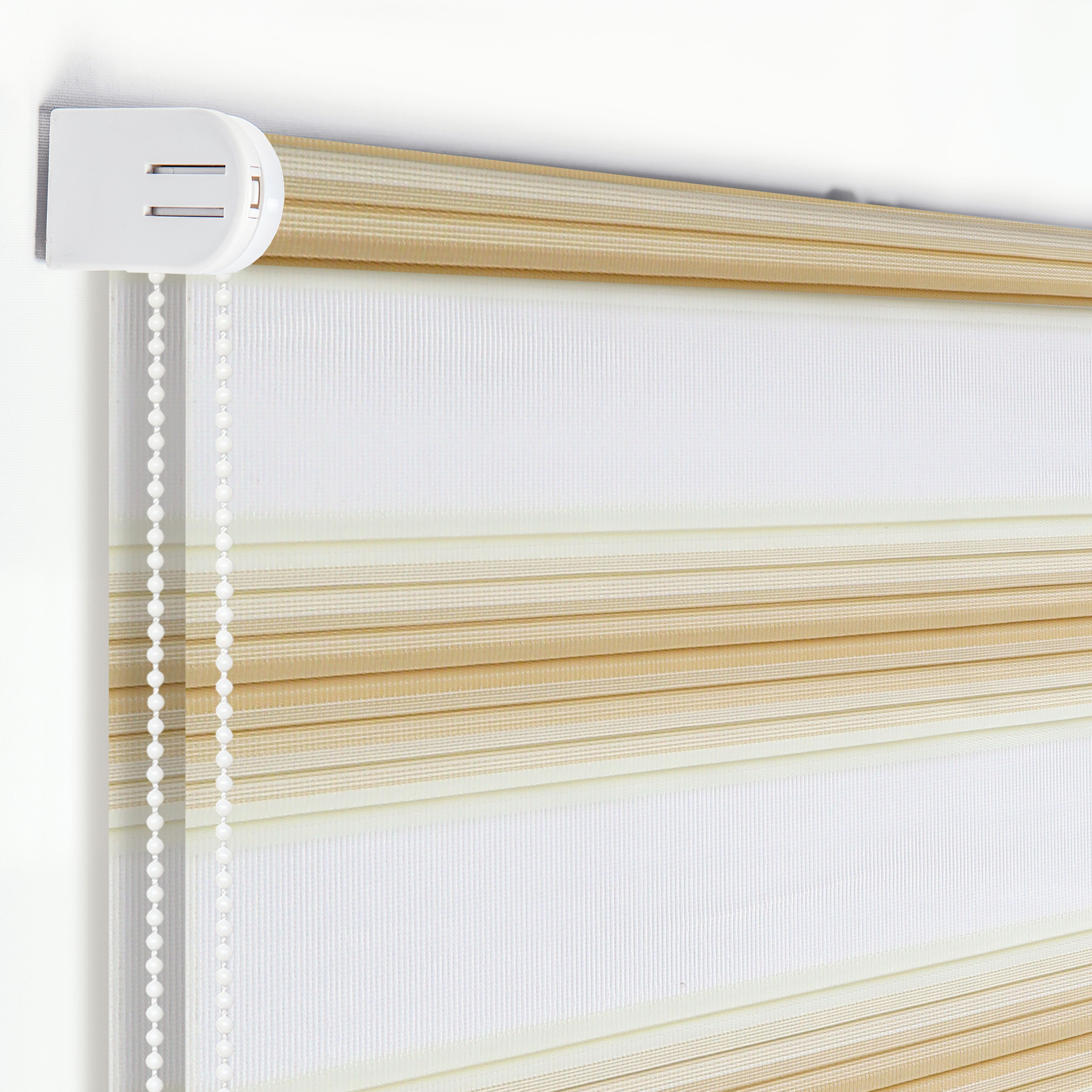 Рулонная штора Santreyd Palermo день-ночь бежевая 80×160 см 83503053 STLM-0041452 - Вид №1