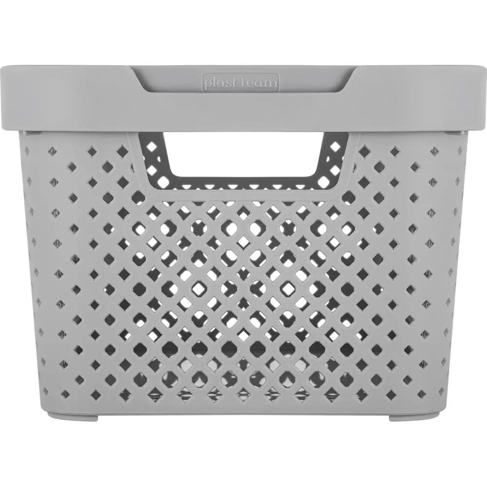 Корзина для хранения PLAST TEAM Mien серая 26×13.7×19.2 см 89421606 STLM-1567768 - Вид №2