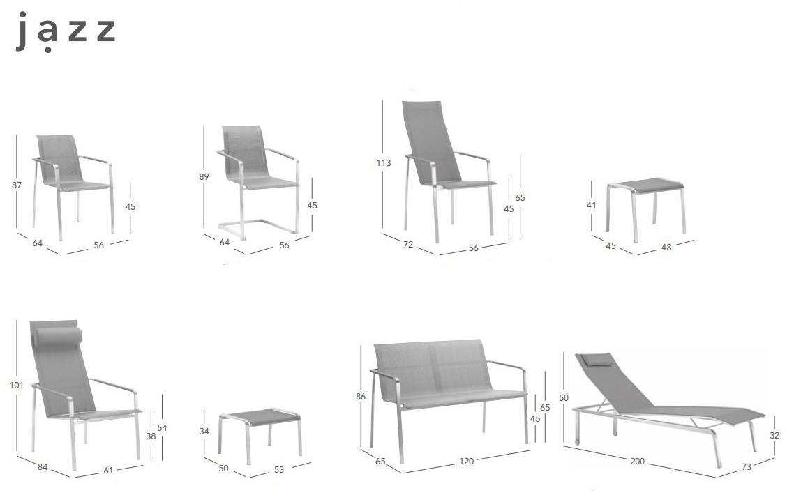 solpuri Консольный садовый стул с подлокотниками Jazz sun-id-1411001 - Вид №7