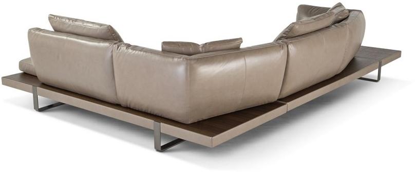 Roche Bobois 5-местный угловой диван в коже Libretto sun-id-1424339 - Вид №2