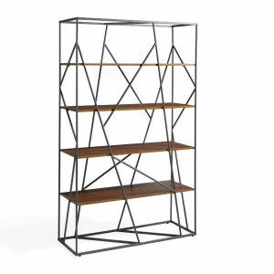 Стеллаж для книг открытый Nogal от Angel Cerda ANGEL CERDA  149942 Коричневый;серый