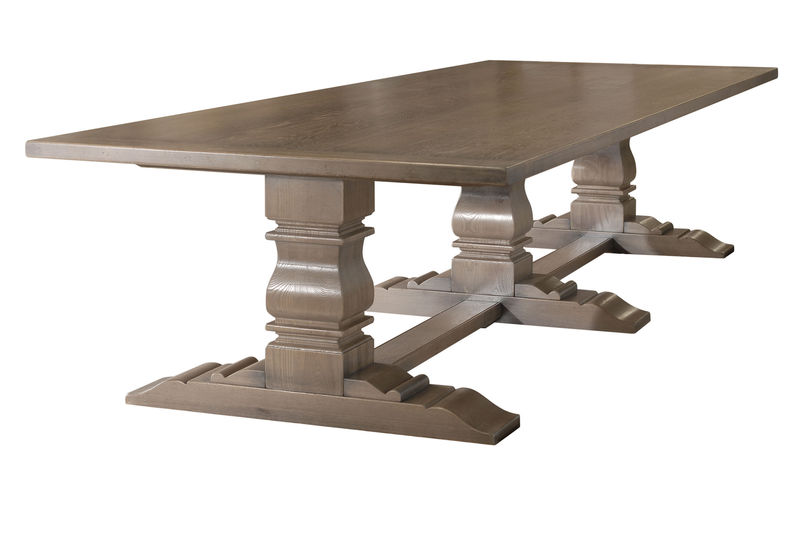 Сделанный на заказ стол Тоскана с тройным пьедесталом ijlbrown sun-id-3251841 - Вид №2