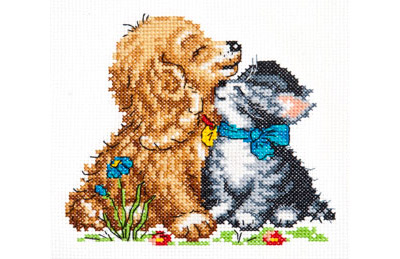 018-46 Нежность Набор для вышивания Чудесная Игла 13 х 12 см Чудесная игла 