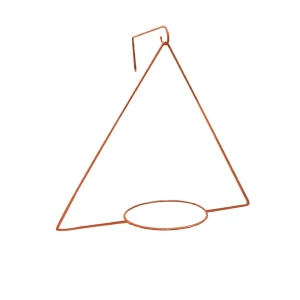 Держатель для кашпо с кронштейном 50x45x19 см металл оранжевый