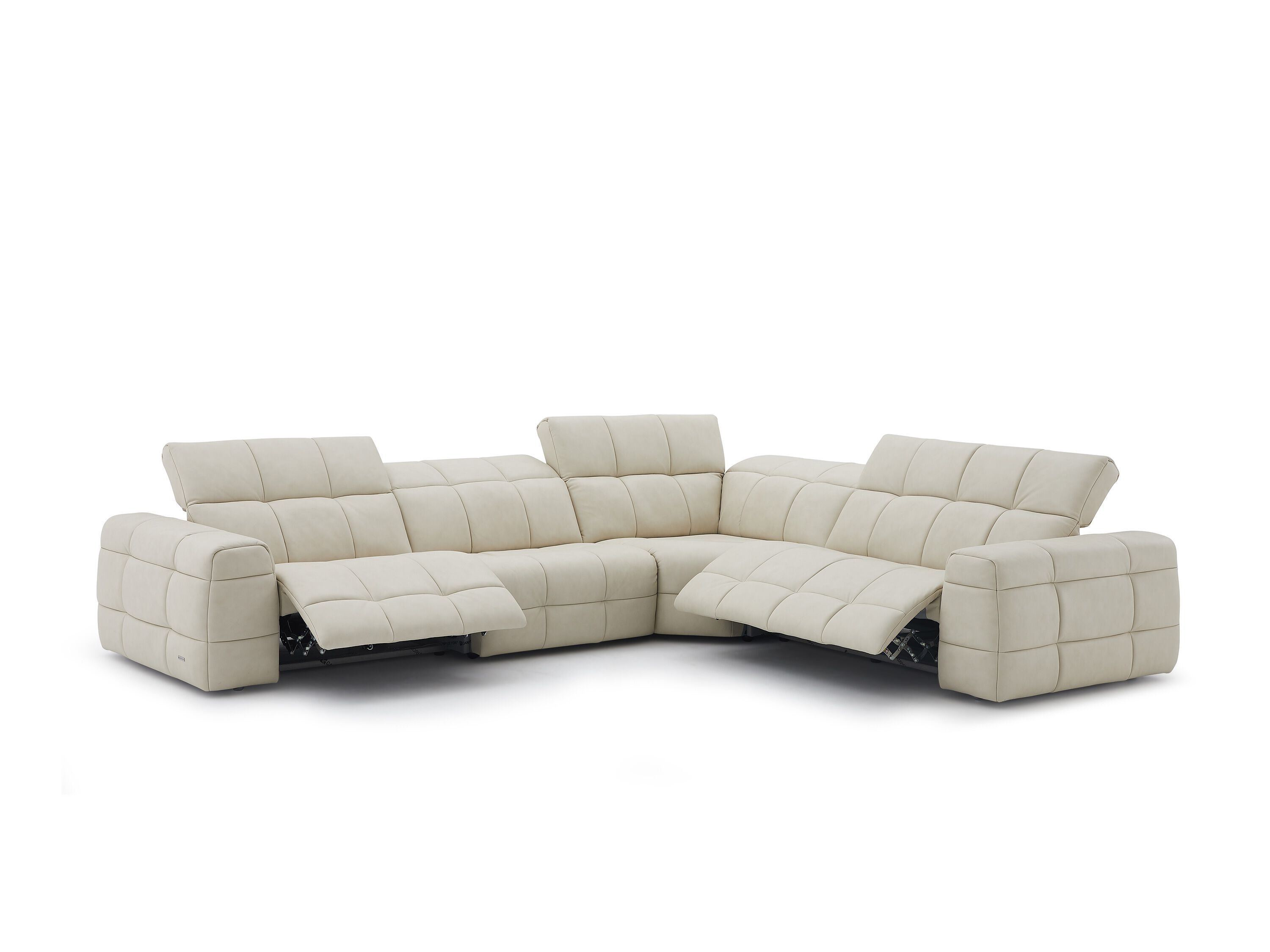 Кожаный угловой диван с электроприводом CAMPO DE' FIORI CHESSBOARD ARCH-00032662 - Вид №1